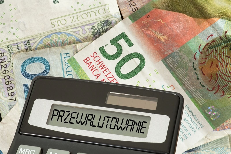 przewalutowanie